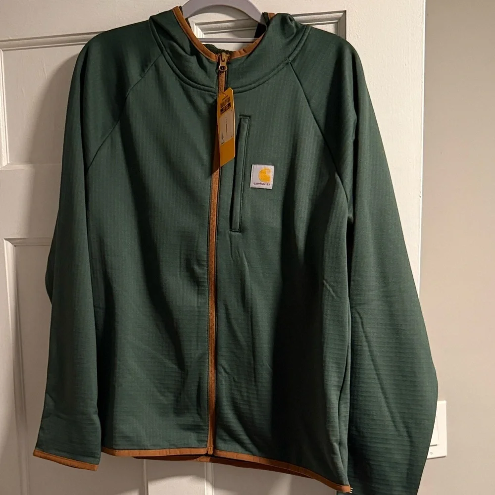 Carhartt Kids Green Jacket and jogger set NWT
